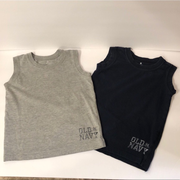 Boys 5T Old Navy Muscle Shirt Bundle - Picture 1 of 6